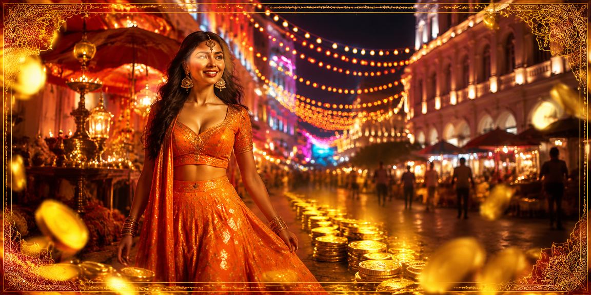 Delhi Connaught Place casino style entertainment at night